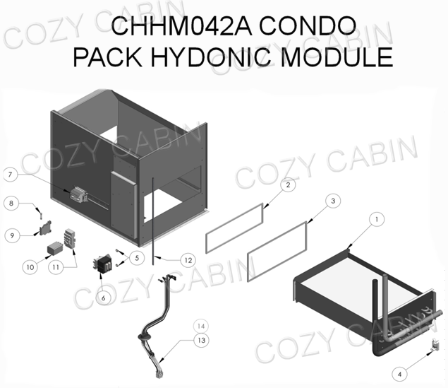 Condo Pack Hydronic Module (CHHM042A) #CHHM042A